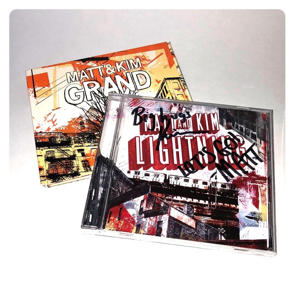 Matt and Kim SIGNED CDs